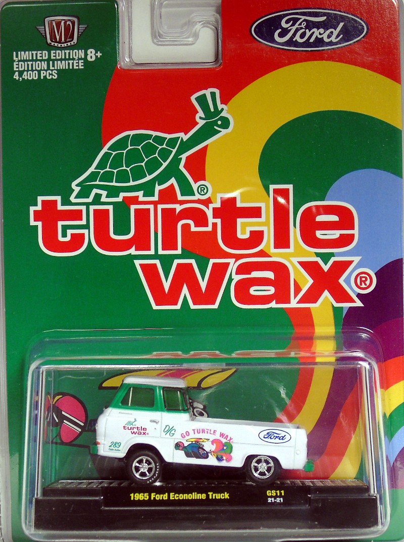 M2 Machines Hobby Dealer Exclusive Release GS11 1965 Ford Econoline Truck  GASSER Turtle Wax